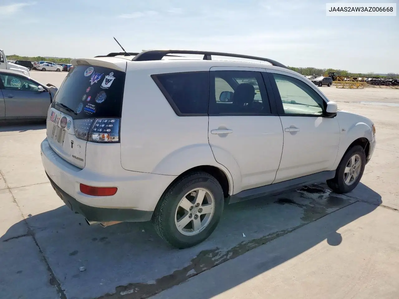 2010 Mitsubishi Outlander Es VIN: JA4AS2AW3AZ006668 Lot: 50646025