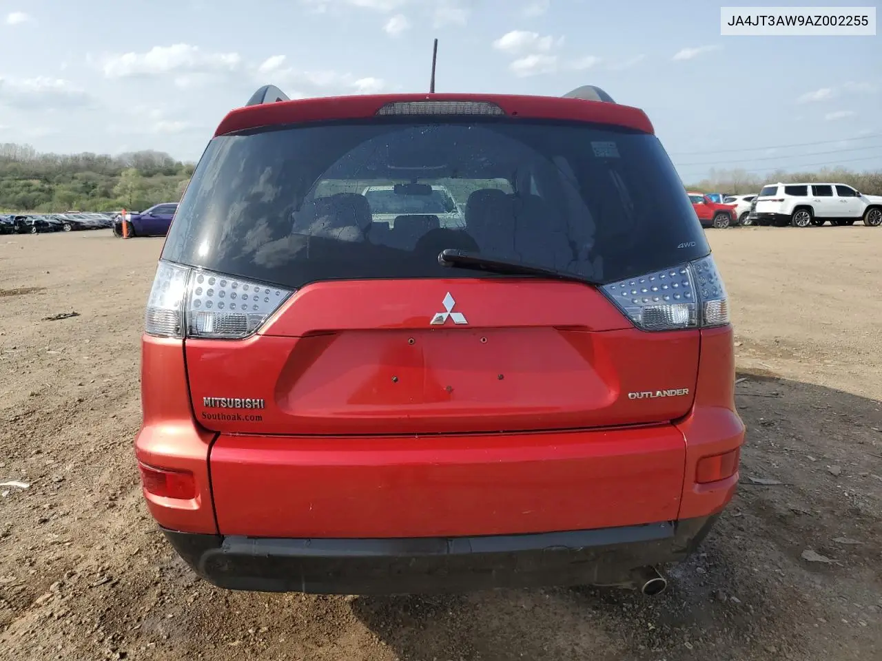 2010 Mitsubishi Outlander Se VIN: JA4JT3AW9AZ002255 Lot: 54628515