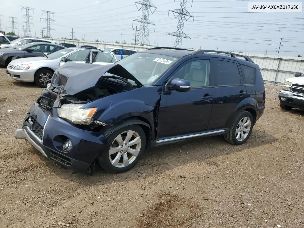 2010 Mitsubishi Outlander Xls VIN: JA4JS4AX0AZ017650 Lot: 60332605