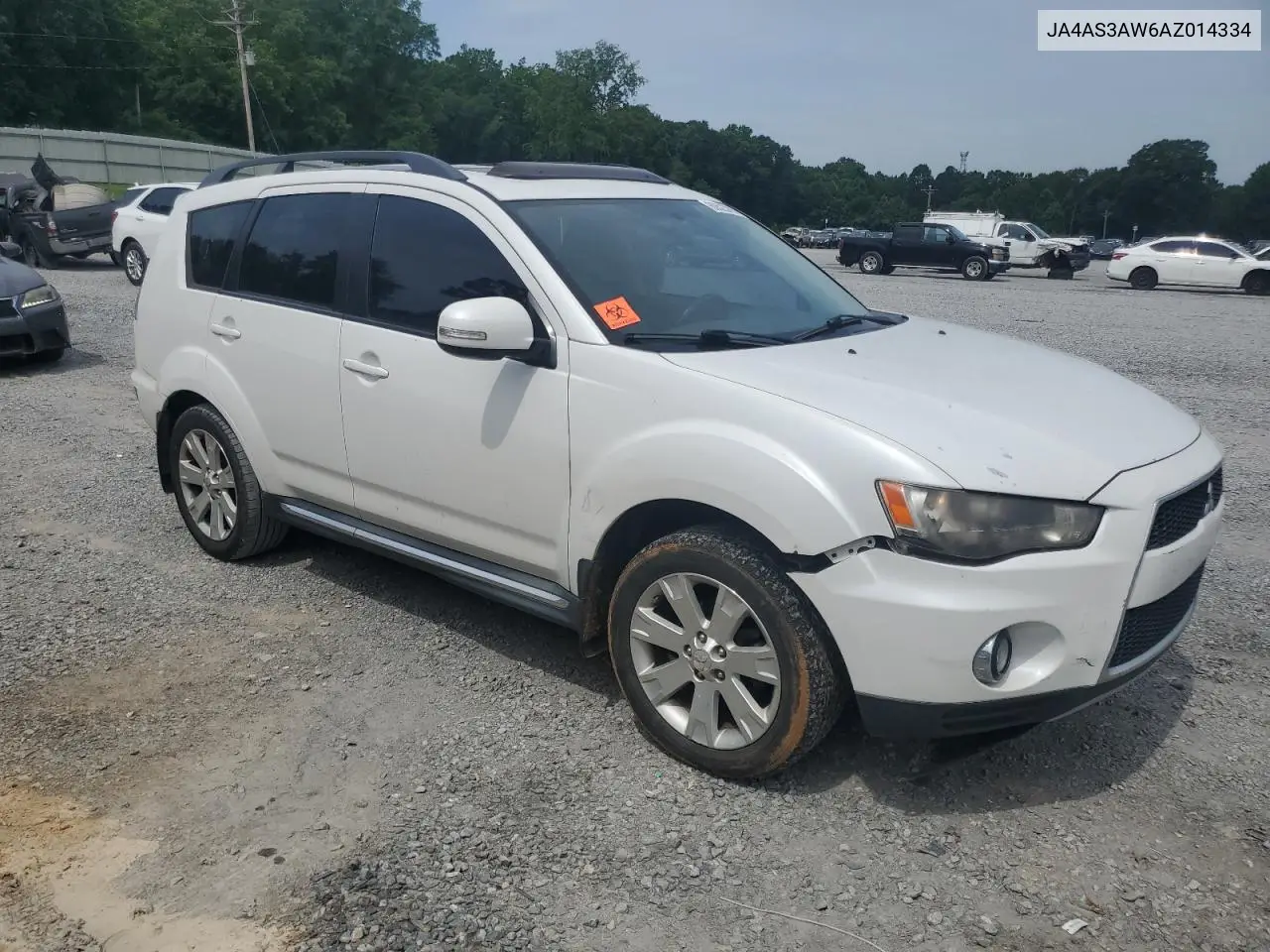 2010 Mitsubishi Outlander Se VIN: JA4AS3AW6AZ014334 Lot: 60523085