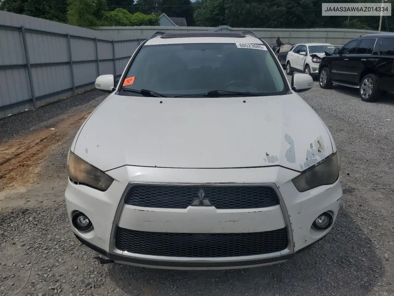 2010 Mitsubishi Outlander Se VIN: JA4AS3AW6AZ014334 Lot: 60523085