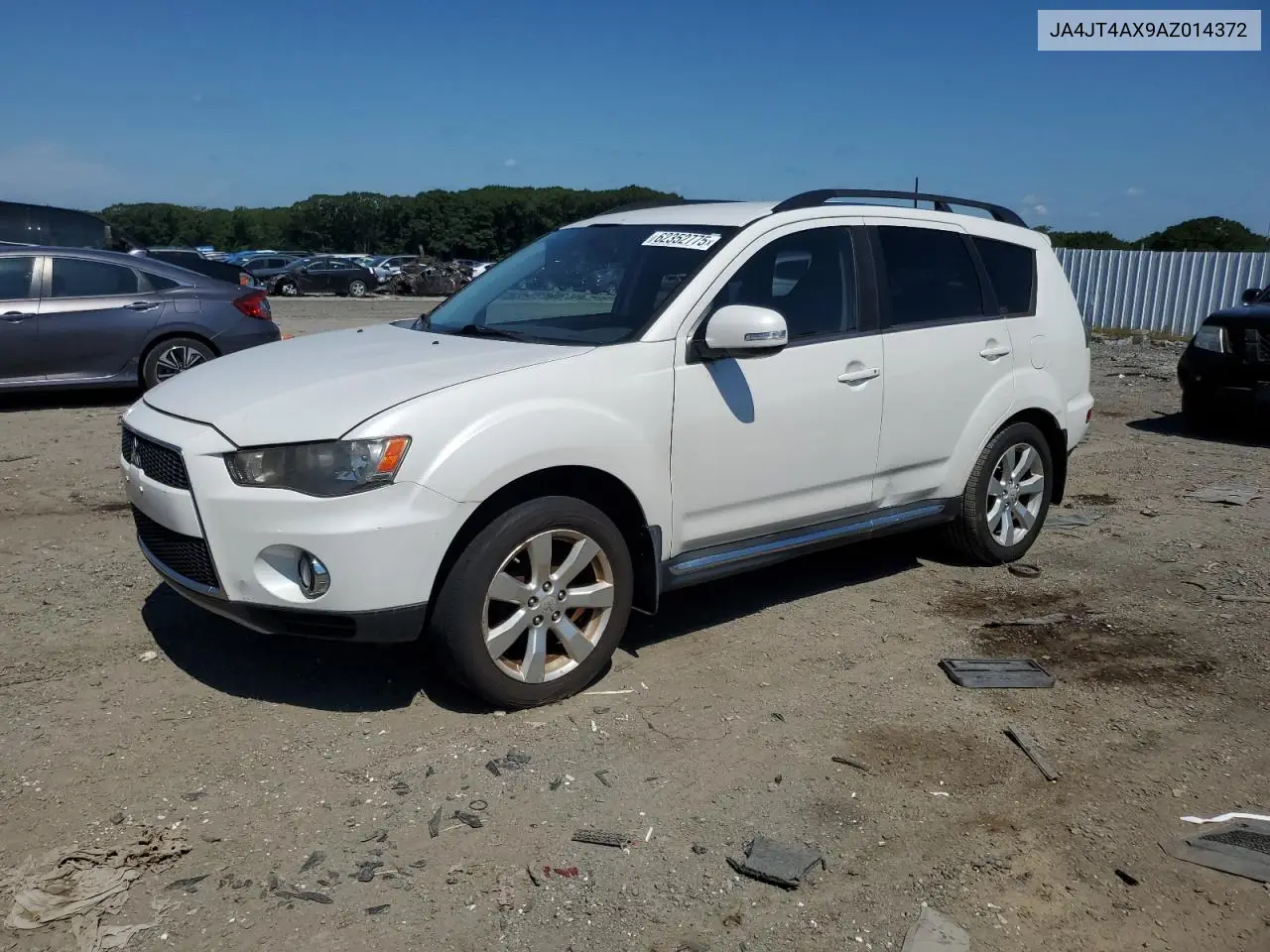2010 Mitsubishi Outlander Xls VIN: JA4JT4AX9AZ014372 Lot: 62352775