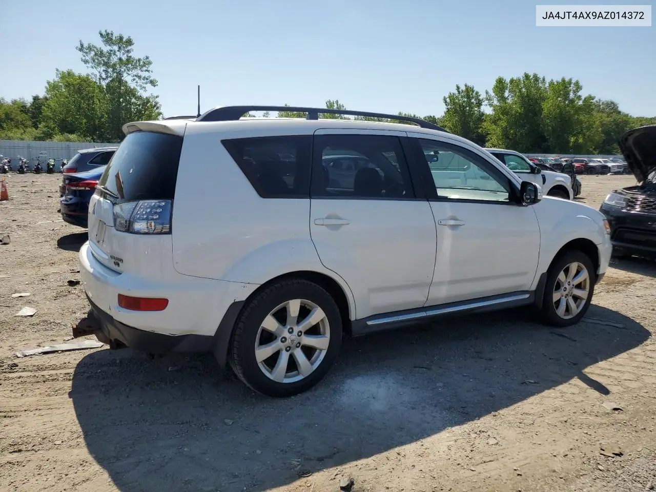2010 Mitsubishi Outlander Xls VIN: JA4JT4AX9AZ014372 Lot: 62352775
