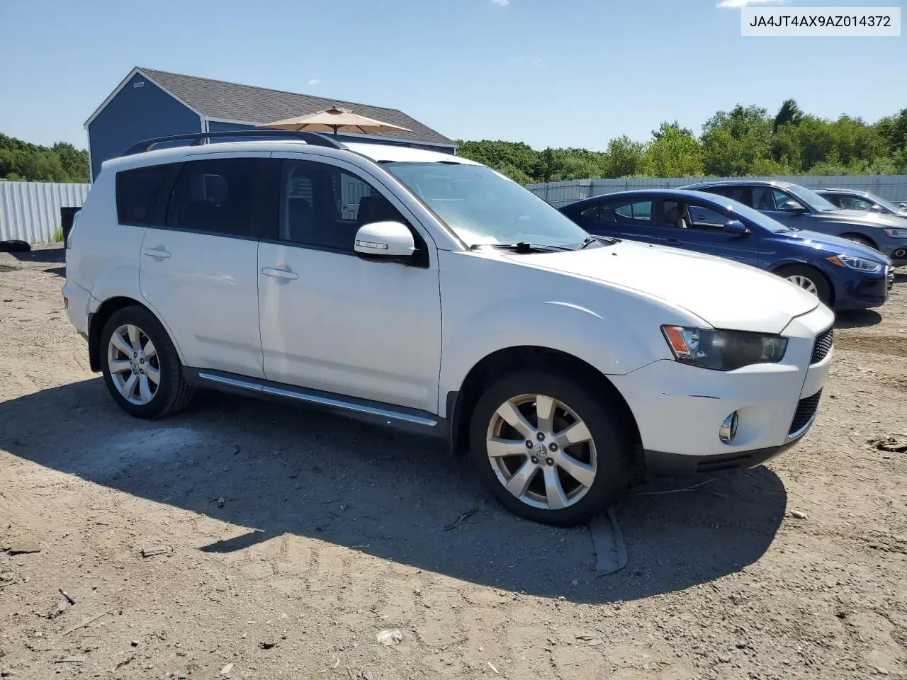 2010 Mitsubishi Outlander Xls VIN: JA4JT4AX9AZ014372 Lot: 62352775