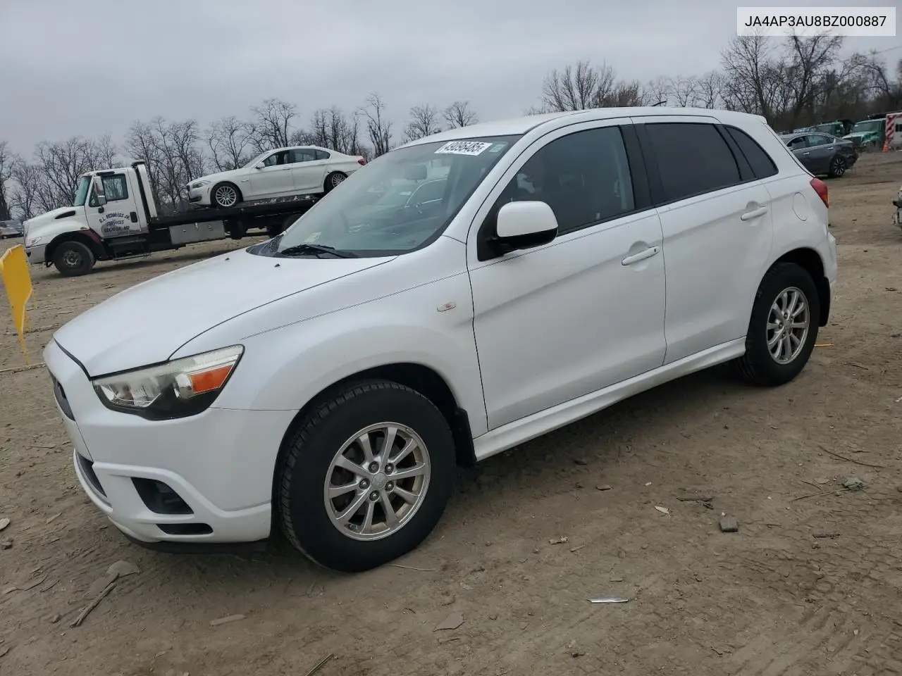 2011 Mitsubishi Outlander Sport Es VIN: JA4AP3AU8BZ000887 Lot: 49096485