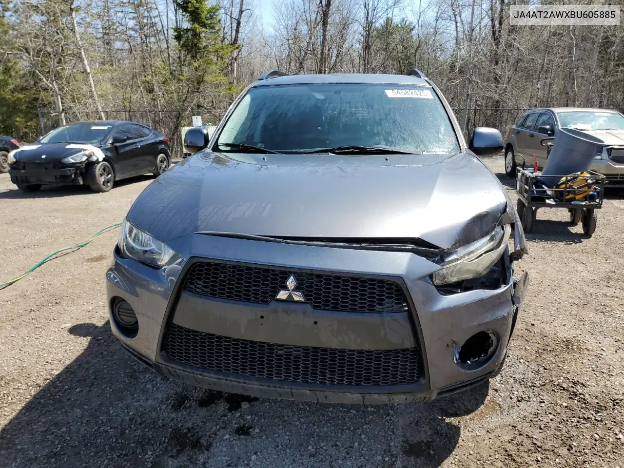 2011 Mitsubishi Outlander Es VIN: JA4AT2AWXBU605885 Lot: 54582425