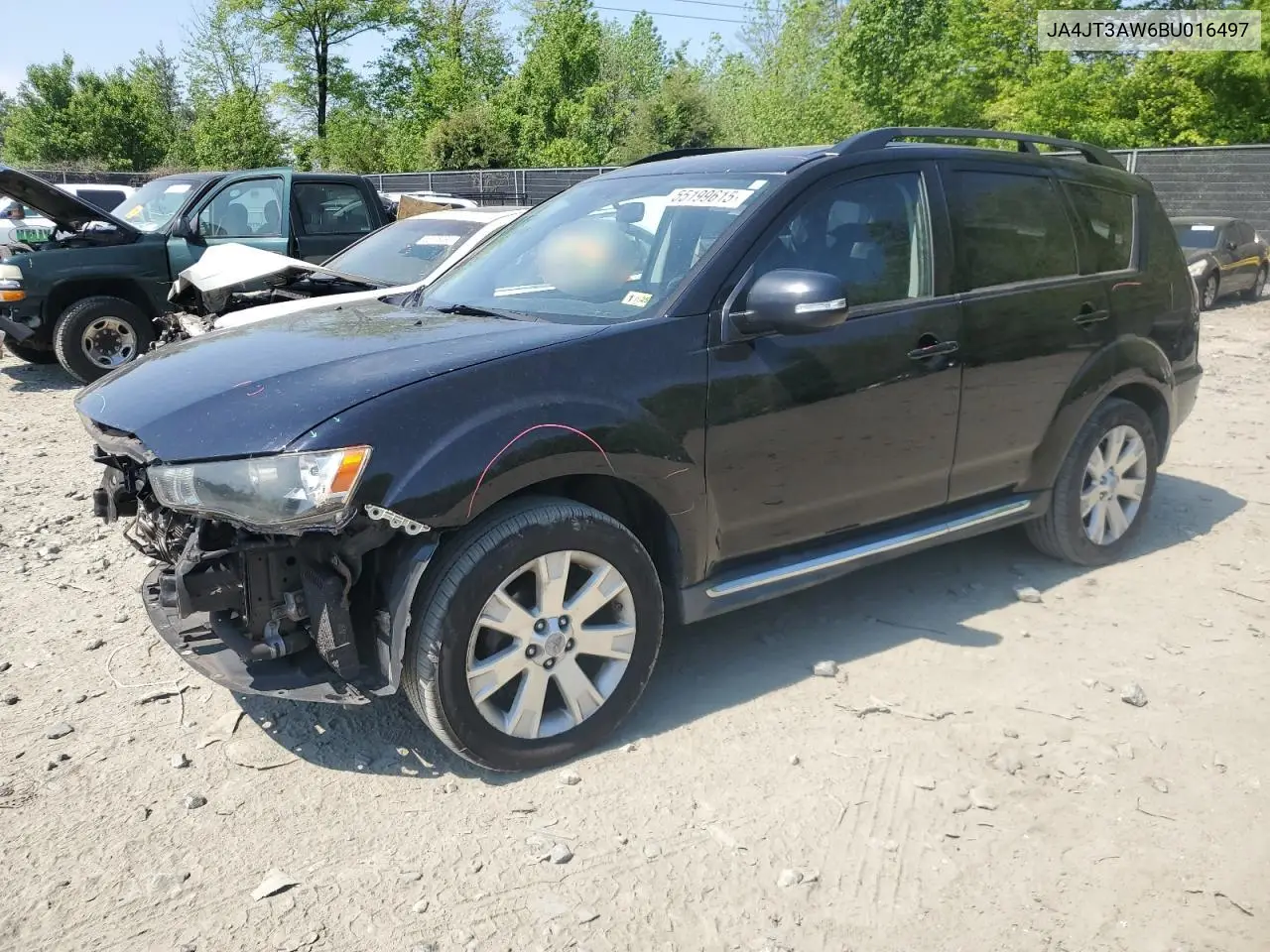 2011 Mitsubishi Outlander Se VIN: JA4JT3AW6BU016497 Lot: 55199615