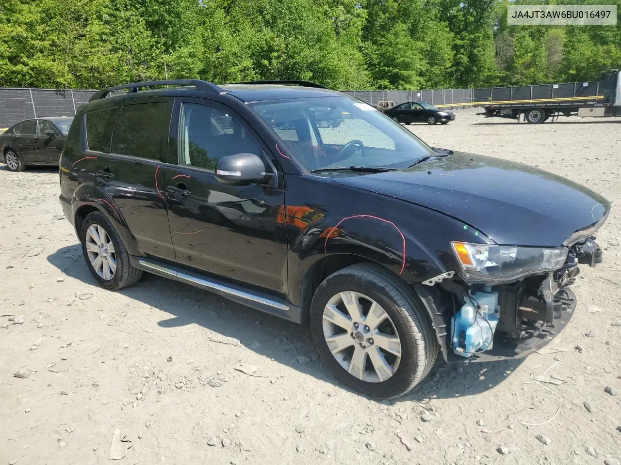 2011 Mitsubishi Outlander Se VIN: JA4JT3AW6BU016497 Lot: 55199615