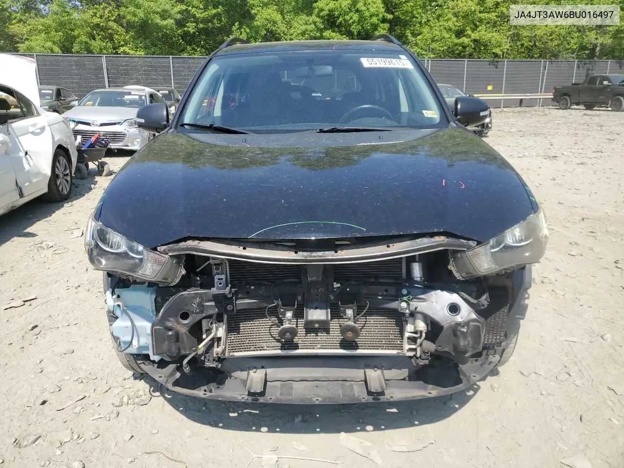 2011 Mitsubishi Outlander Se VIN: JA4JT3AW6BU016497 Lot: 55199615