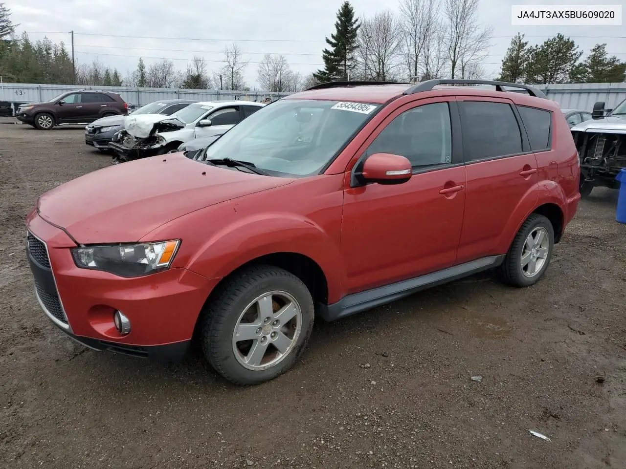 2011 Mitsubishi Outlander Se VIN: JA4JT3AX5BU609020 Lot: 55454395