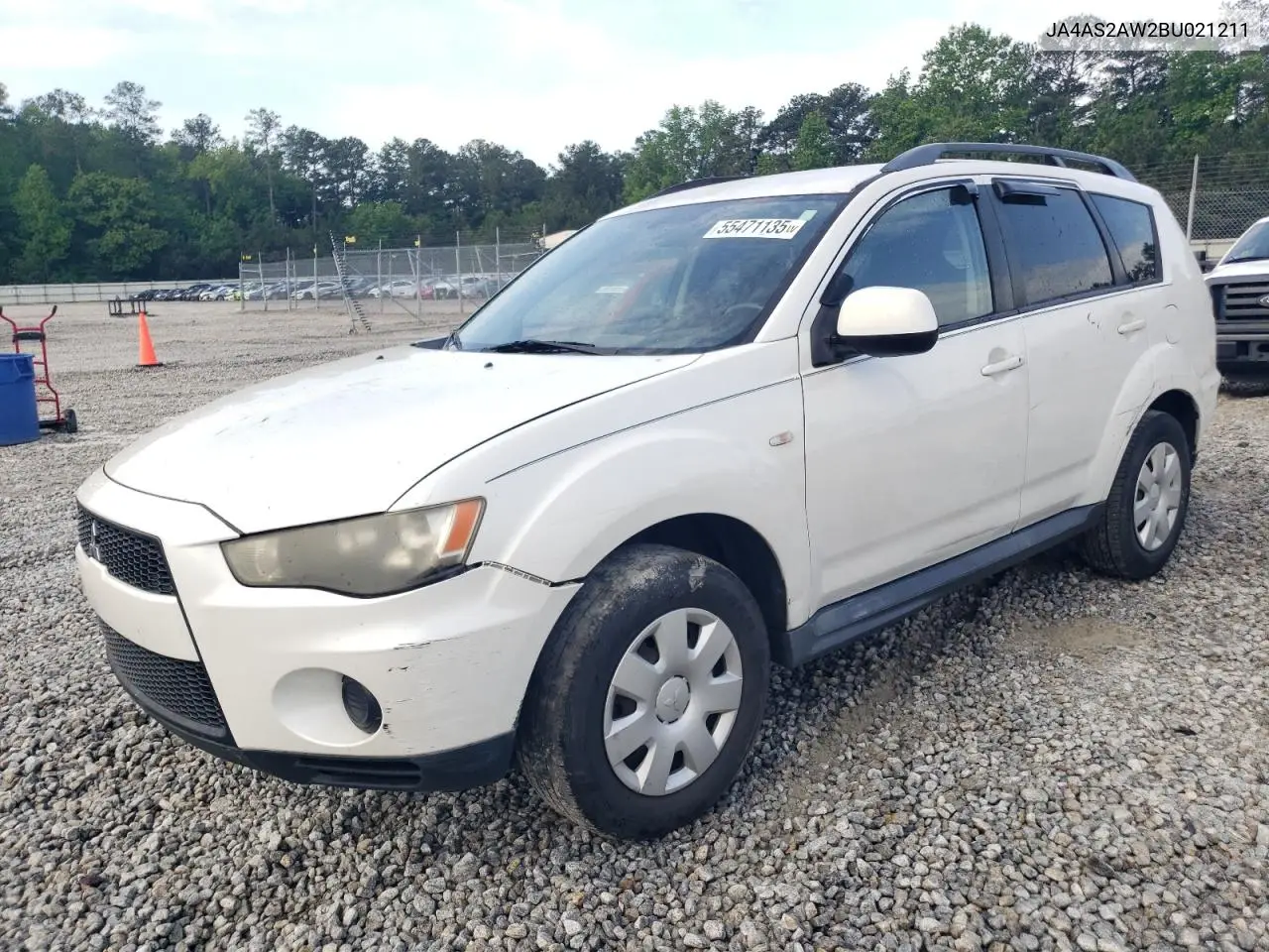 2011 Mitsubishi Outlander Es VIN: JA4AS2AW2BU021211 Lot: 55471135