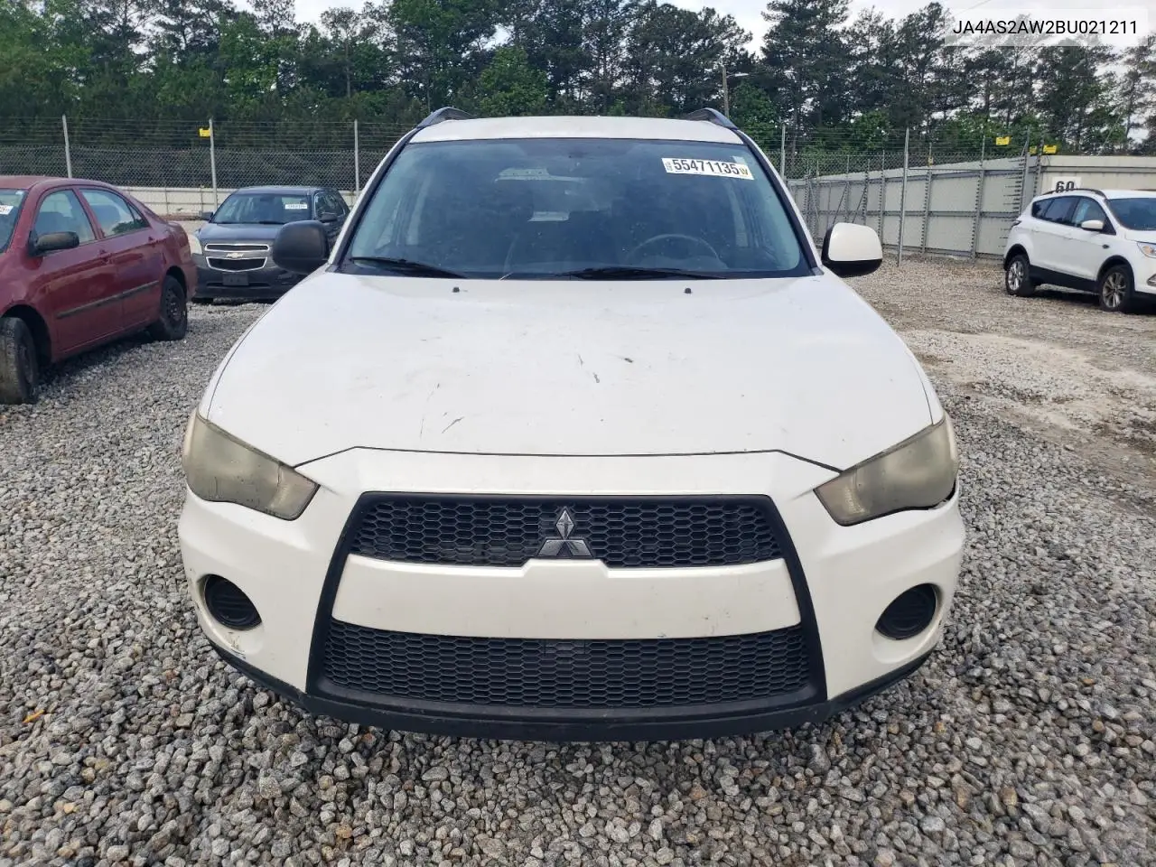 2011 Mitsubishi Outlander Es VIN: JA4AS2AW2BU021211 Lot: 55471135