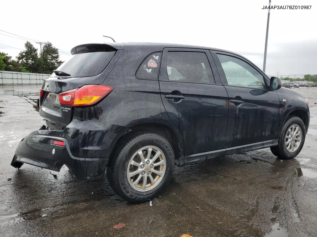 2011 Mitsubishi Outlander Sport Es VIN: JA4AP3AU7BZ010987 Lot: 55899085
