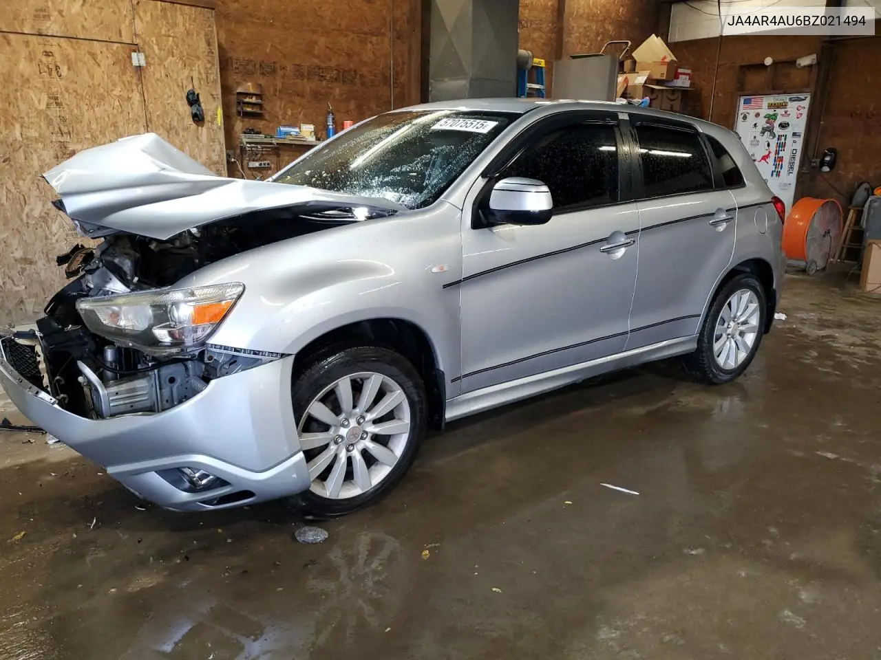 2011 Mitsubishi Outlander Sport Se VIN: JA4AR4AU6BZ021494 Lot: 57075515