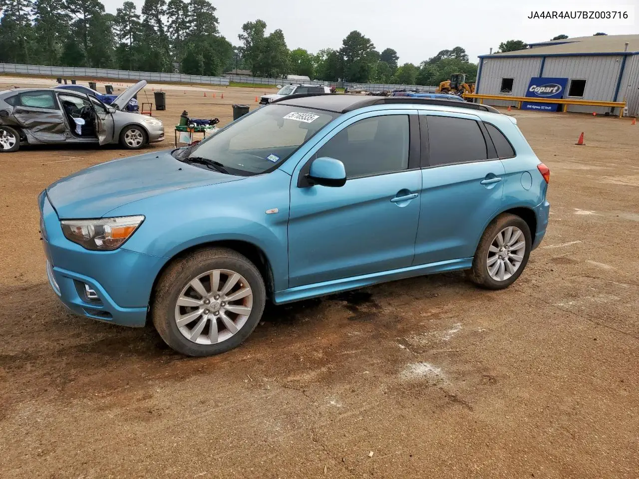 ja4ar4au7bz003716 JA4AR4AU7BZ003716 2011 Mitsubishi Outlander Sport Se