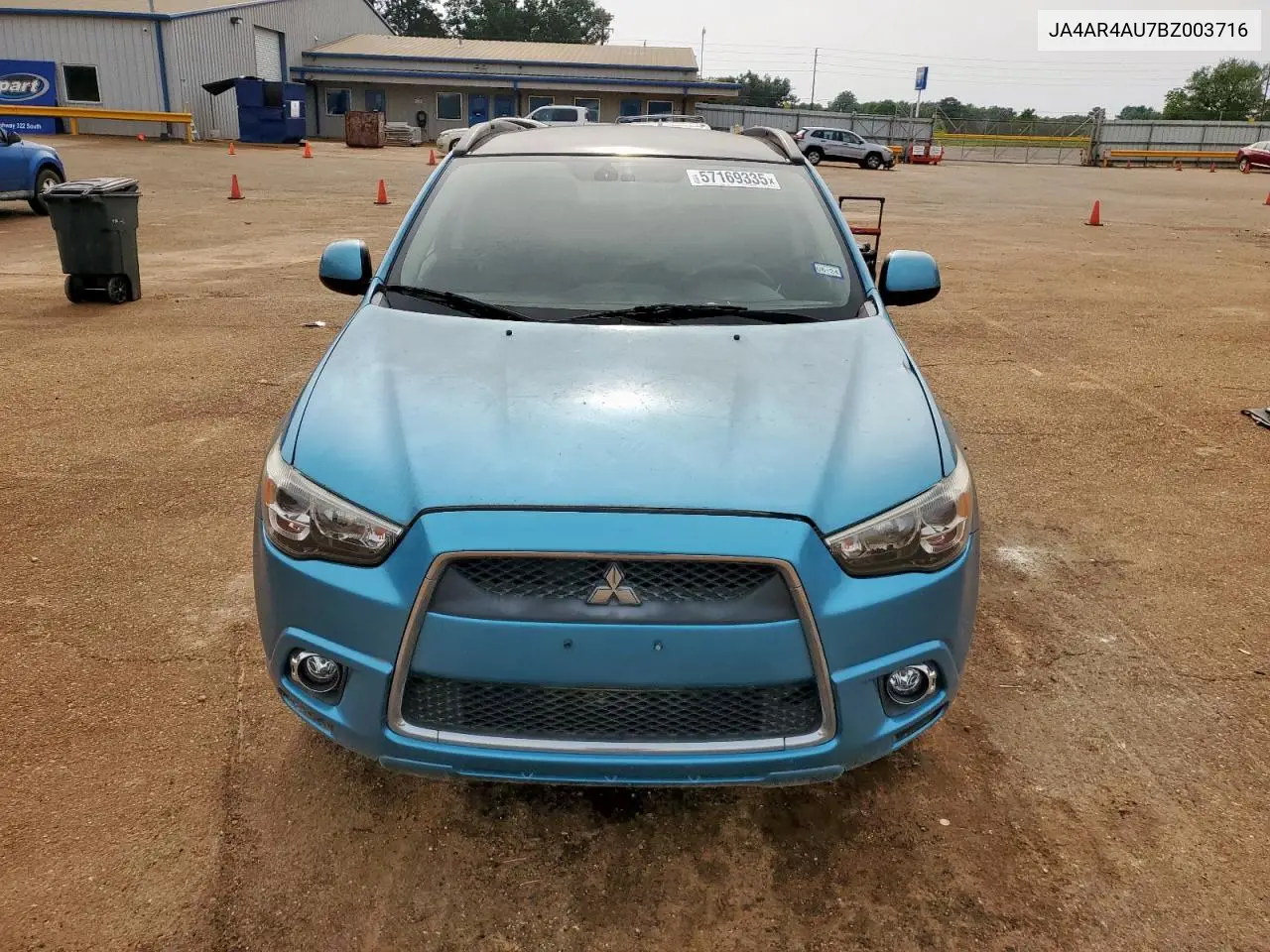 ja4ar4au7bz003716 JA4AR4AU7BZ003716 2011 Mitsubishi Outlander Sport Se