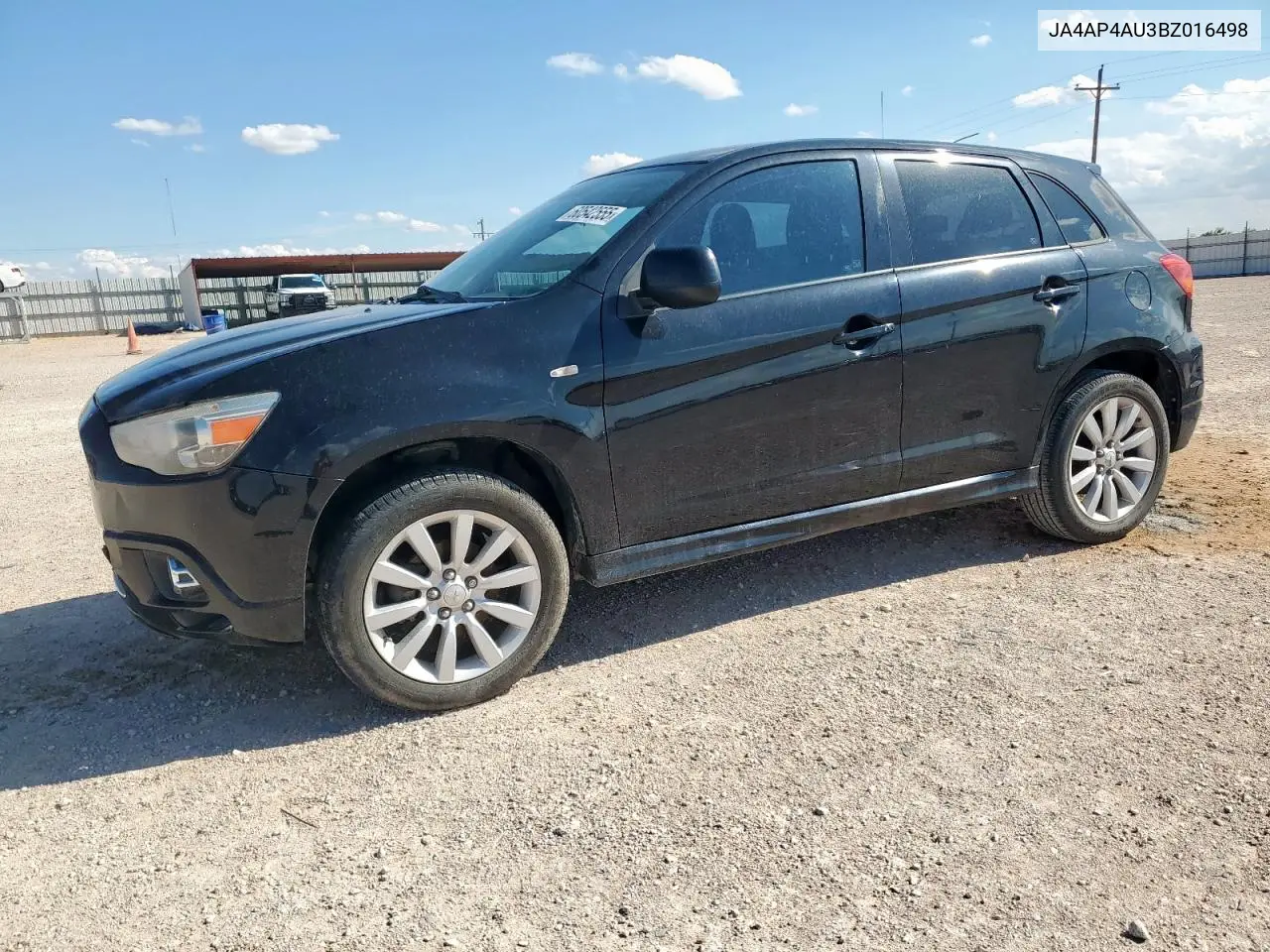 2011 Mitsubishi Outlander Sport Se VIN: JA4AP4AU3BZ016498 Lot: 60542555