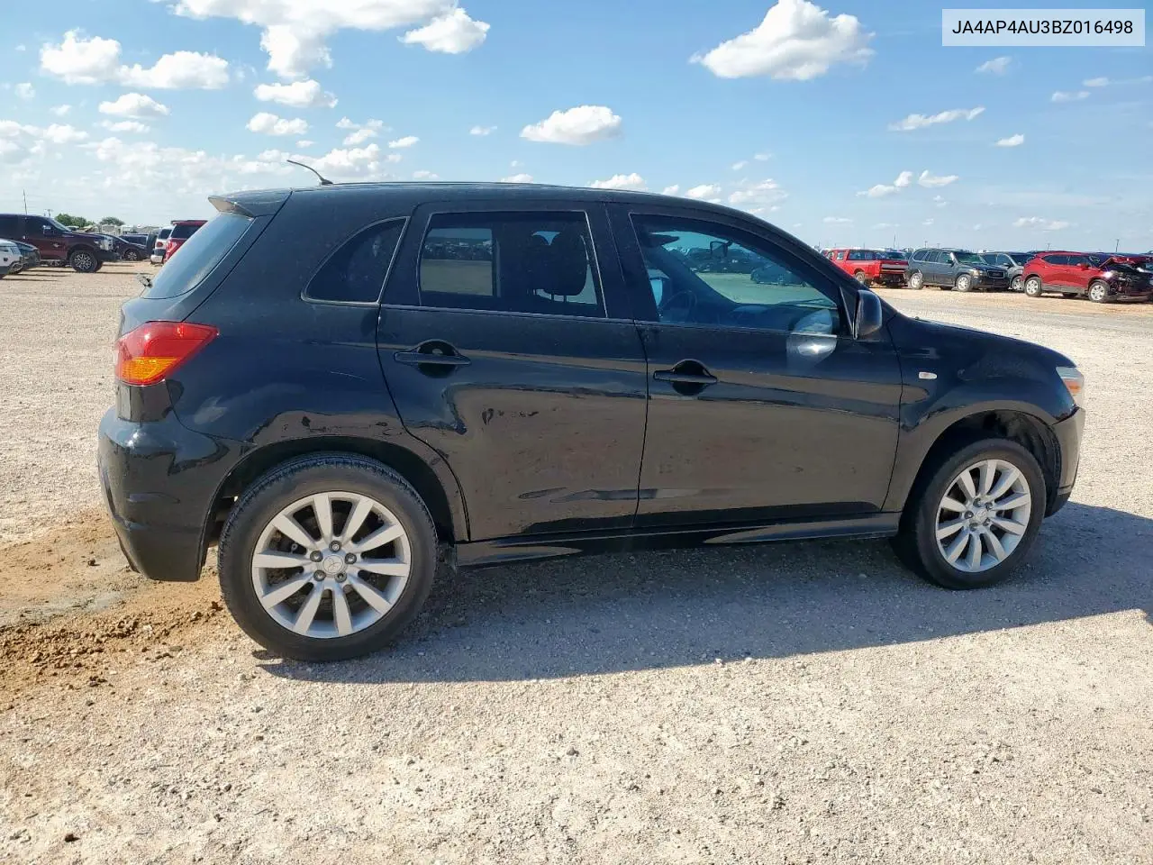 2011 Mitsubishi Outlander Sport Se VIN: JA4AP4AU3BZ016498 Lot: 60542555