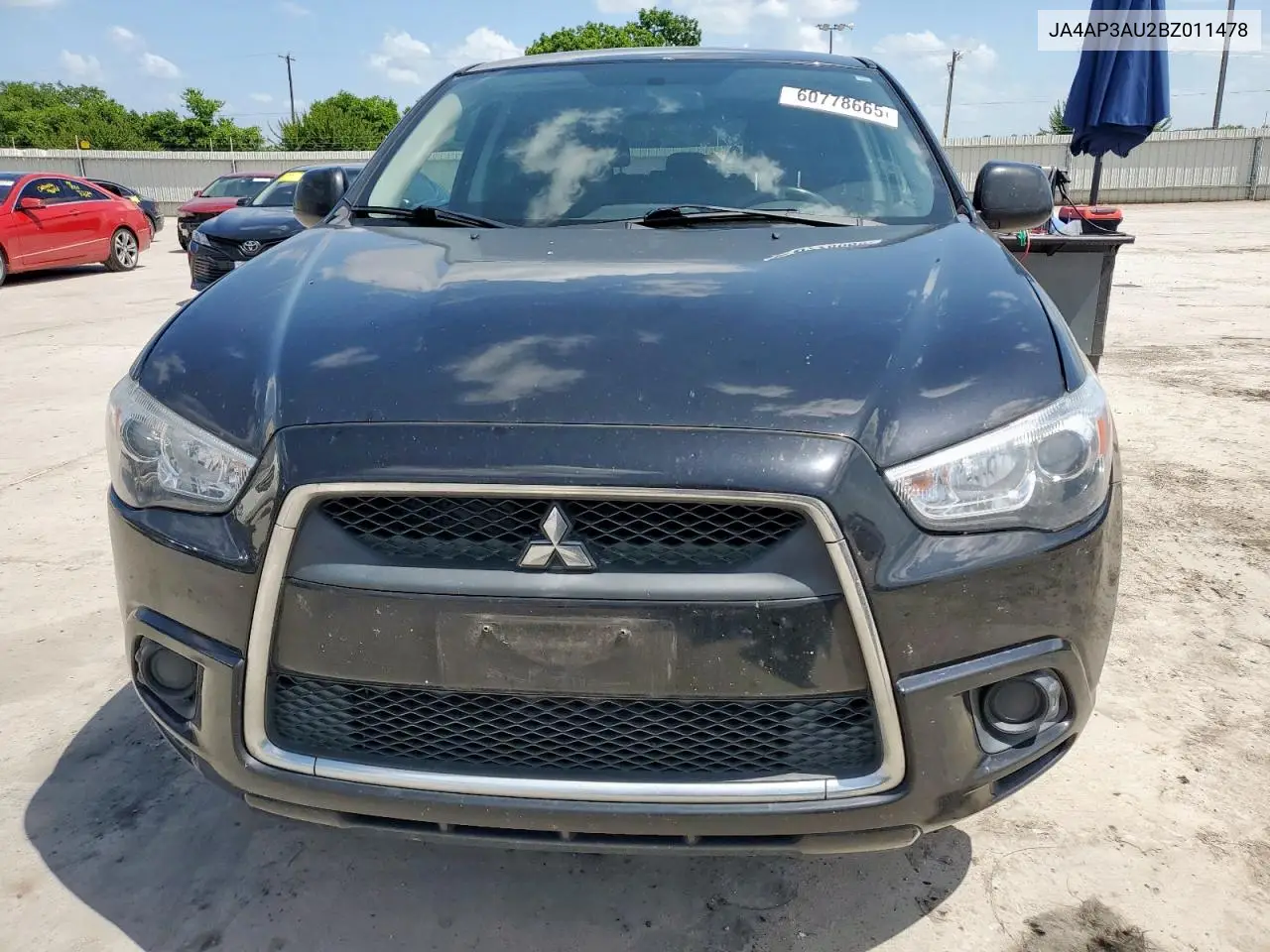 2011 Mitsubishi Outlander Sport Es VIN: JA4AP3AU2BZ011478 Lot: 60778665