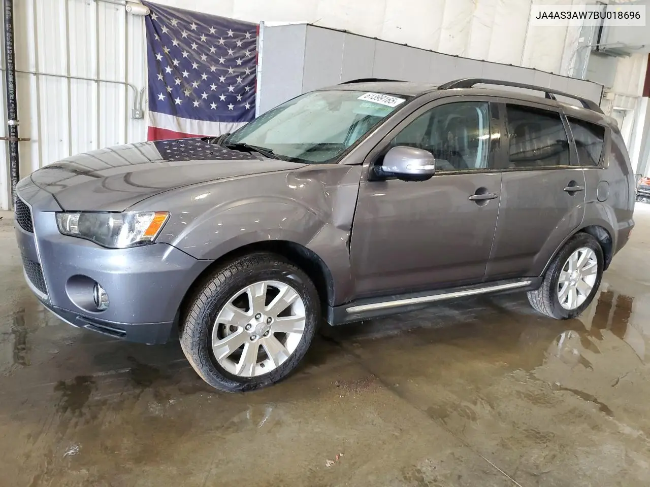 2011 Mitsubishi Outlander Se VIN: JA4AS3AW7BU018696 Lot: 61399165