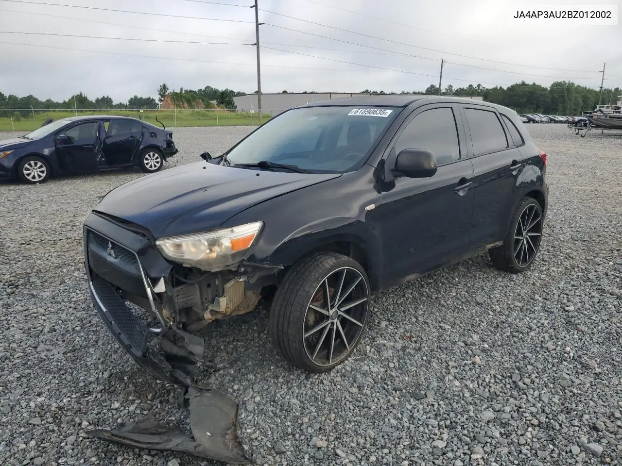 2011 Mitsubishi Outlander Sport Es VIN: JA4AP3AU2BZ012002 Lot: 61590635