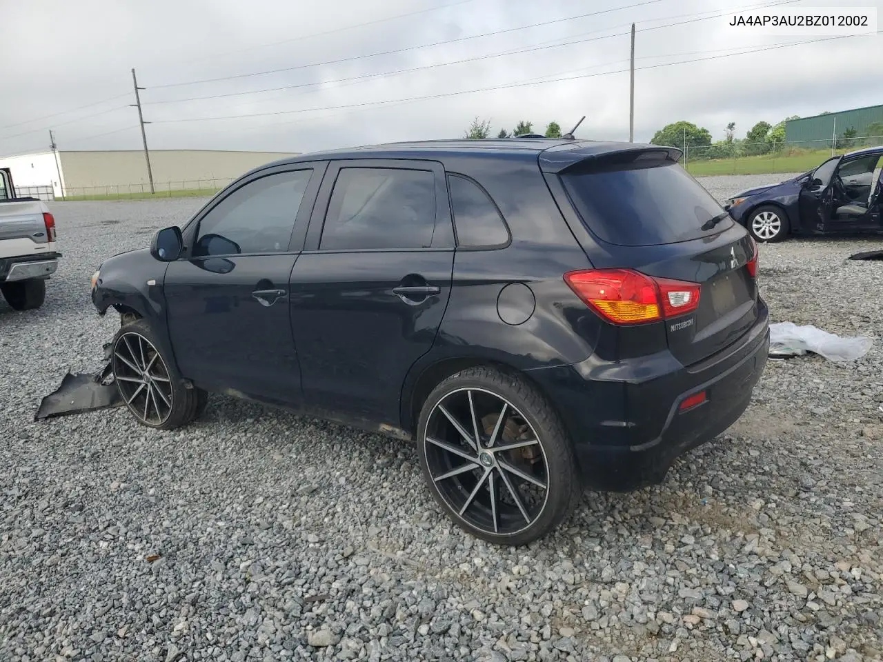 2011 Mitsubishi Outlander Sport Es VIN: JA4AP3AU2BZ012002 Lot: 61590635