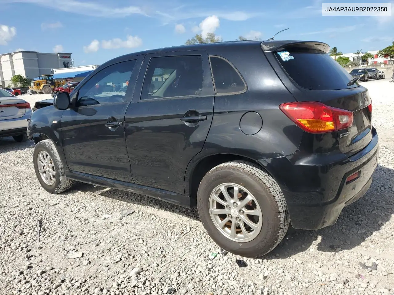 2011 Mitsubishi Outlander Sport Es VIN: JA4AP3AU9BZ022350 Lot: 61619375