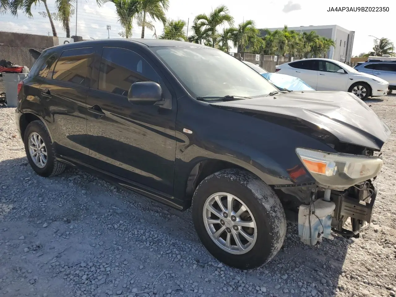 2011 Mitsubishi Outlander Sport Es VIN: JA4AP3AU9BZ022350 Lot: 61619375