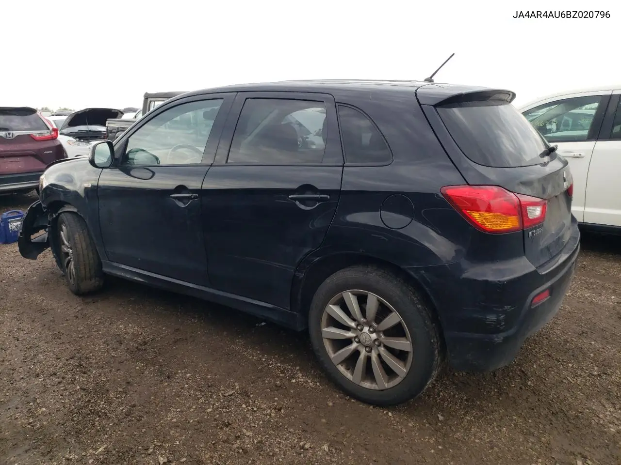 2011 Mitsubishi Outlander Sport Se VIN: JA4AR4AU6BZ020796 Lot: 61740275