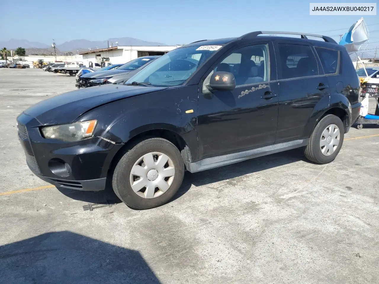 2011 Mitsubishi Outlander Es VIN: JA4AS2AWXBU040217 Lot: 61810845