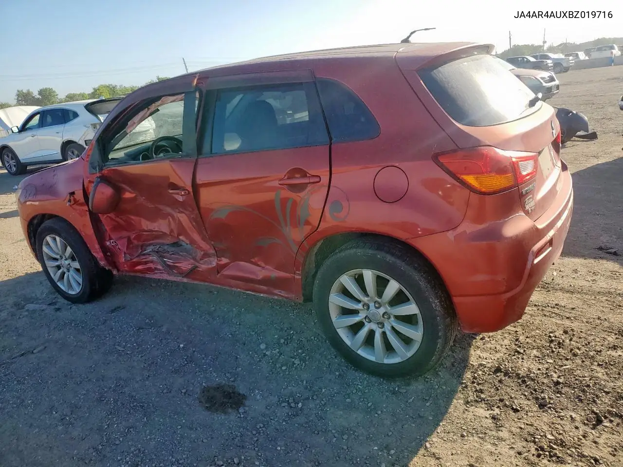 2011 Mitsubishi Outlander Sport Se VIN: JA4AR4AUXBZ019716 Lot: 61966945