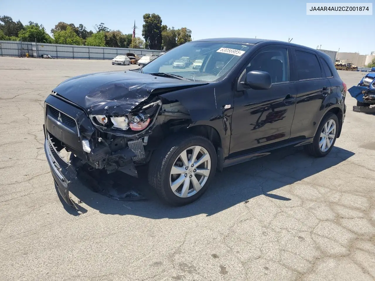 2012 Mitsubishi Outlander Sport Se VIN: JA4AR4AU2CZ001874 Lot: 63056985