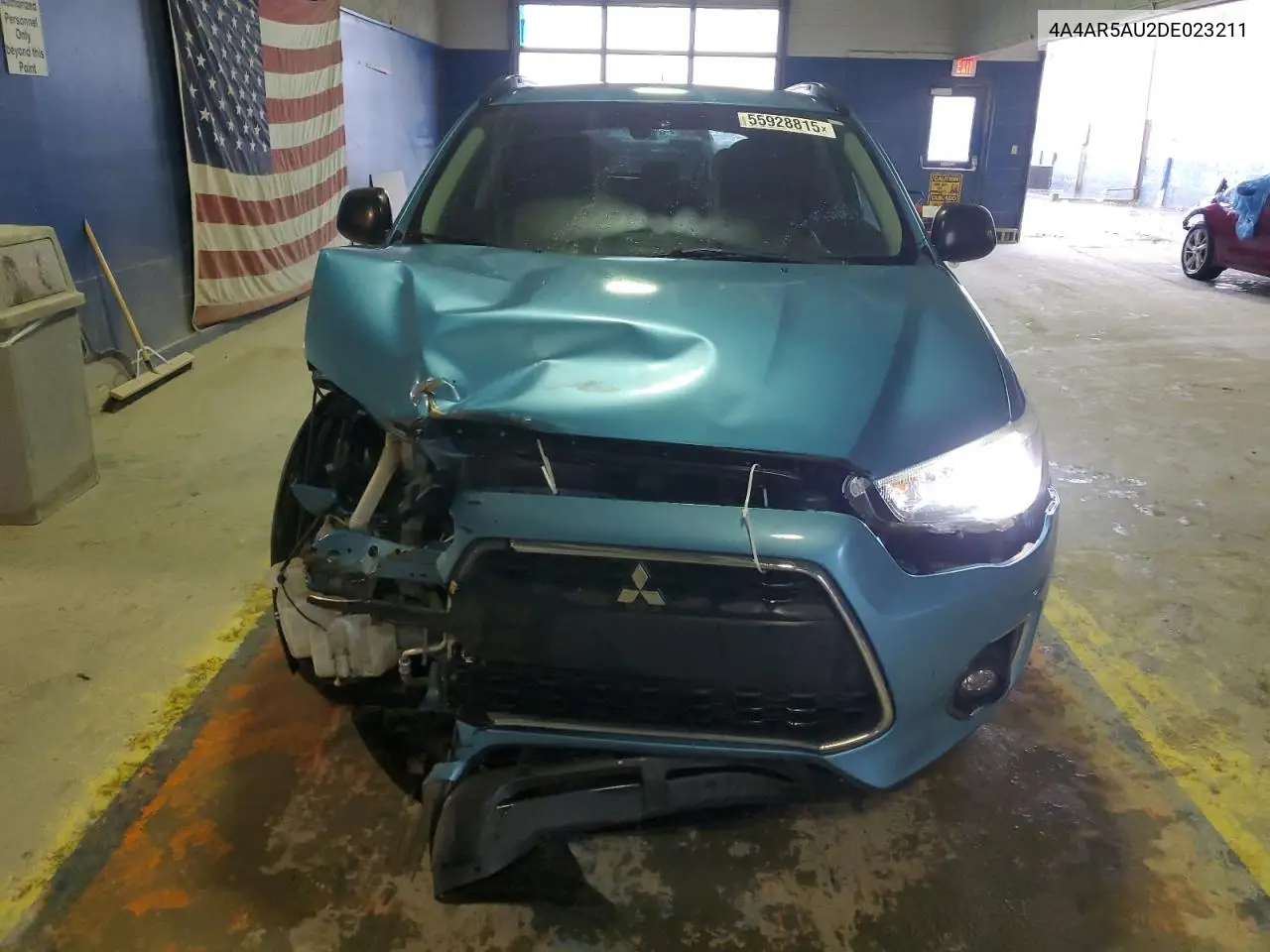 2013 Mitsubishi Outlander Sport Le VIN: 4A4AR5AU2DE023211 Lot: 55928815