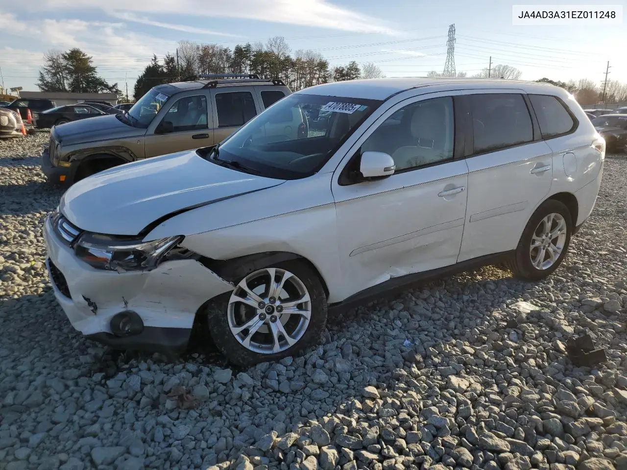 2014 Mitsubishi Outlander Se VIN: JA4AD3A31EZ011248 Lot: 47078805