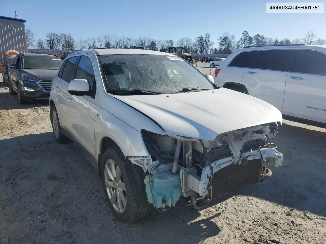 2014 Mitsubishi Outlander Sport Es VIN: 4A4AR3AU4EE001751 Lot: 47347095