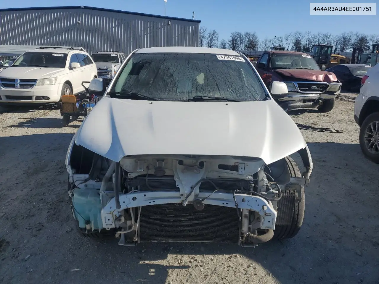 2014 Mitsubishi Outlander Sport Es VIN: 4A4AR3AU4EE001751 Lot: 47347095