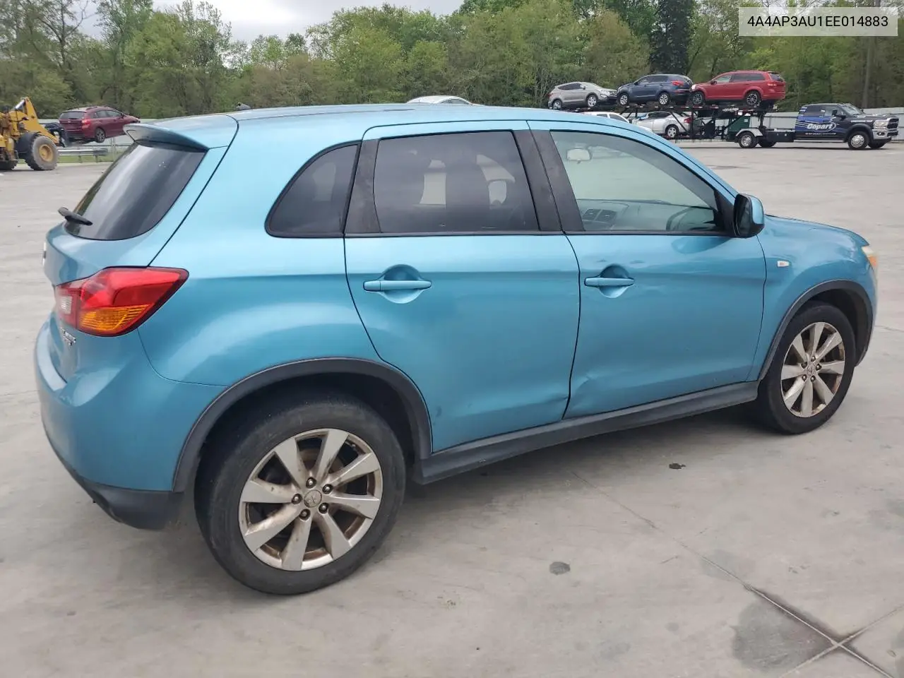 2014 Mitsubishi Outlander Sport Es VIN: 4A4AP3AU1EE014883 Lot: 51750695