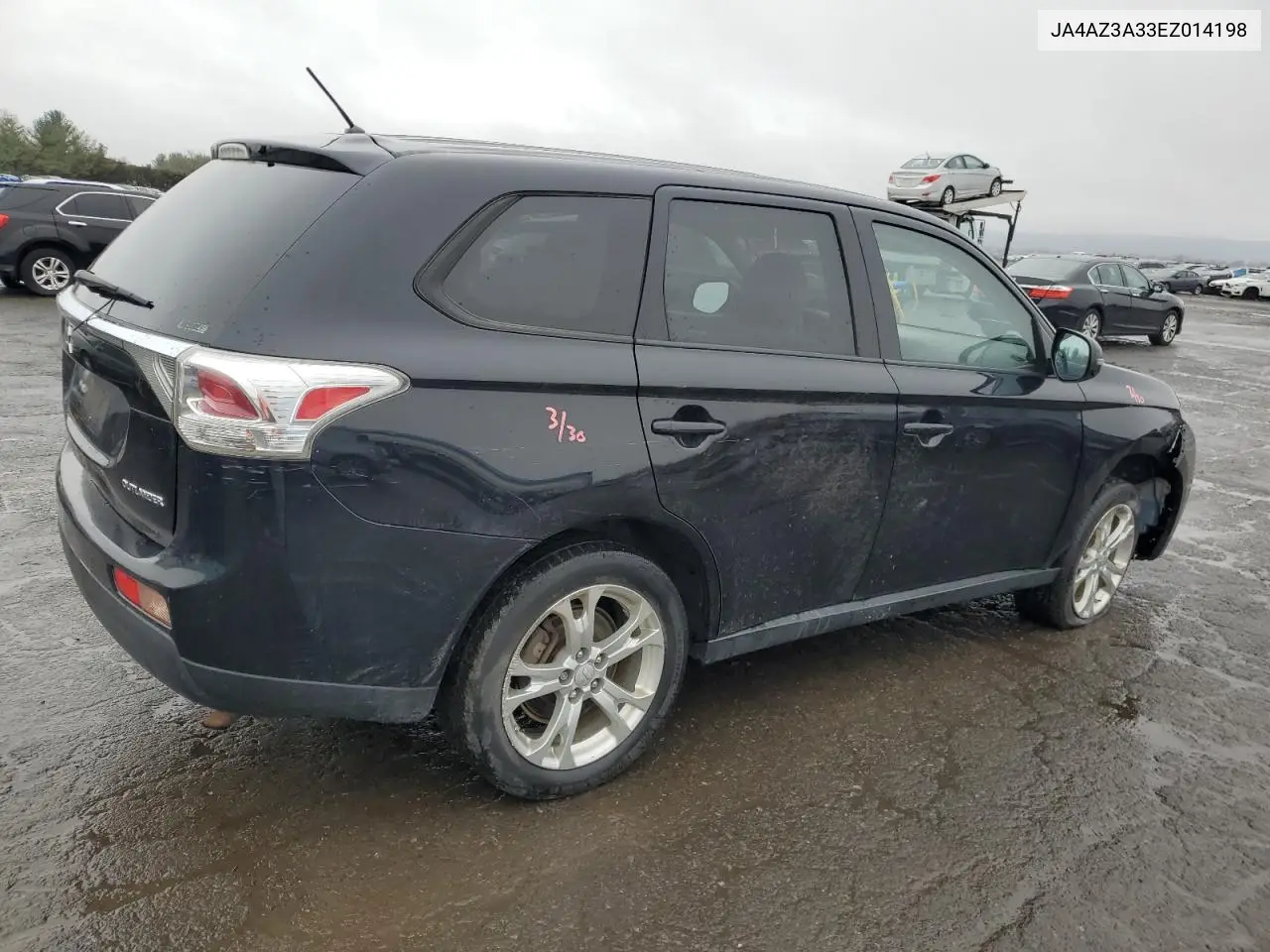 2014 Mitsubishi Outlander Se VIN: JA4AZ3A33EZ014198 Lot: 51773645