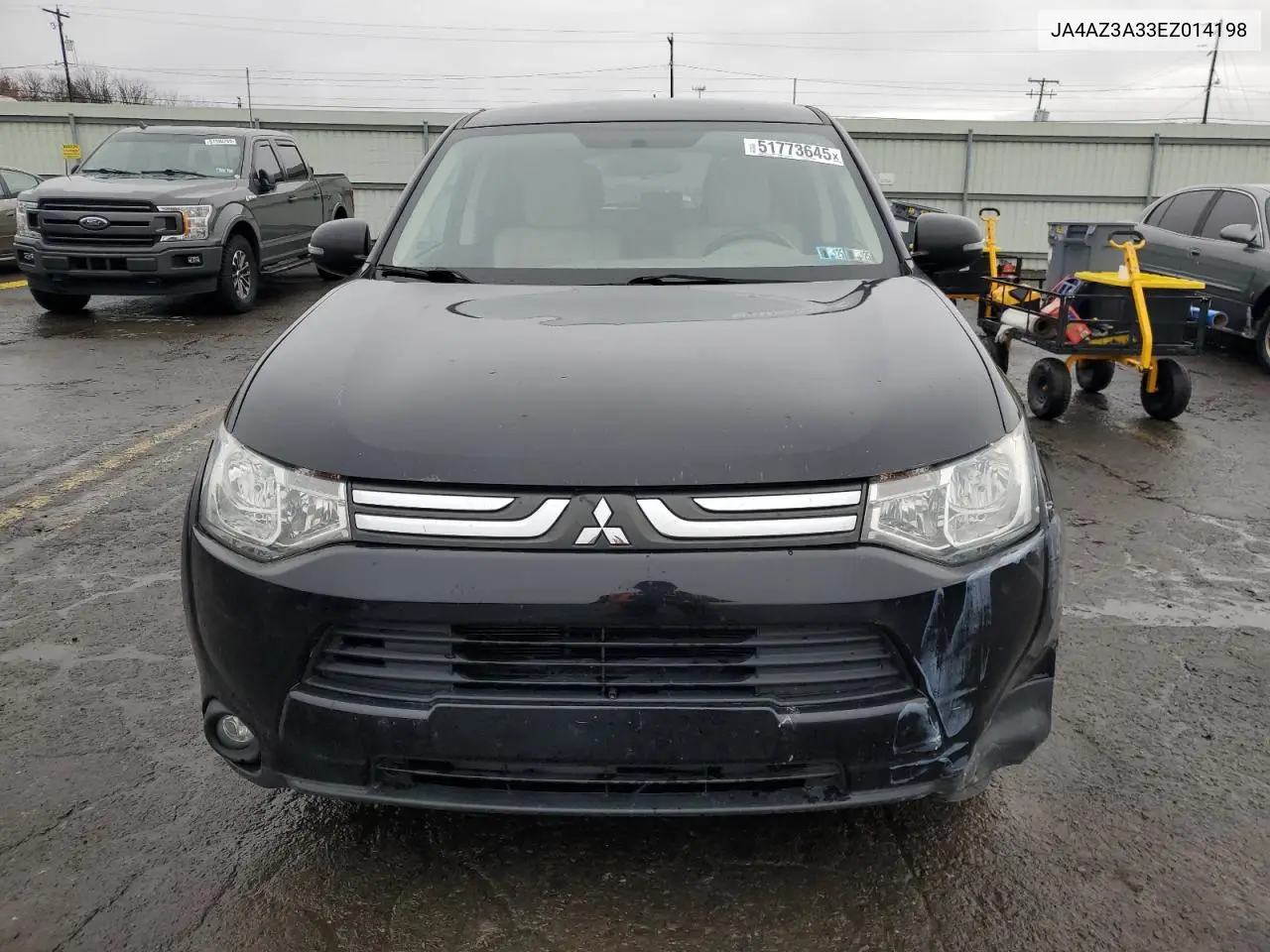 2014 Mitsubishi Outlander Se VIN: JA4AZ3A33EZ014198 Lot: 51773645