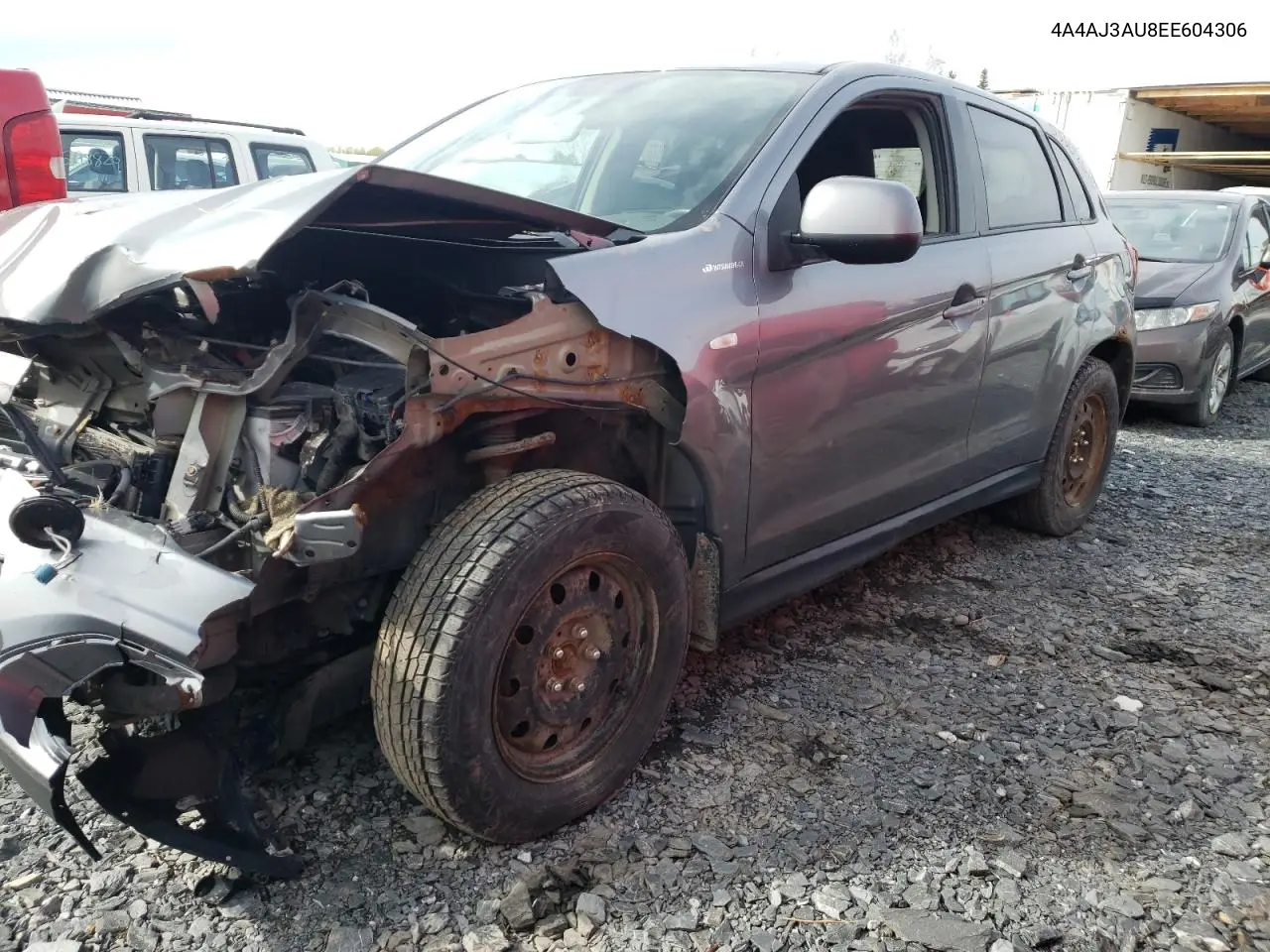 2014 Mitsubishi Rvr Se VIN: 4A4AJ3AU8EE604306 Lot: 53302015