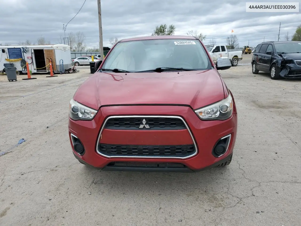 2014 Mitsubishi Outlander Sport Es VIN: 4A4AR3AU1EE030396 Lot: 53884545