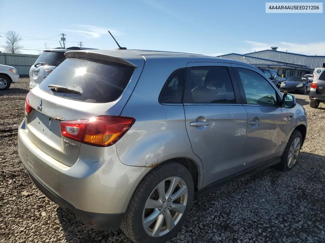 2014 Mitsubishi Outlander Sport Se VIN: 4A4AR4AU5EE021206 Lot: 54798225