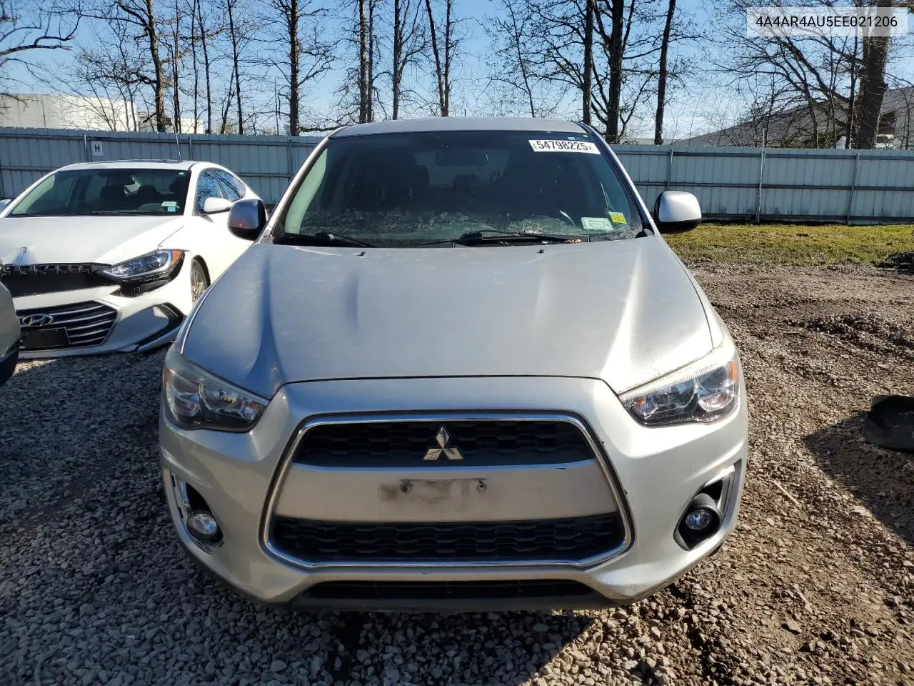 2014 Mitsubishi Outlander Sport Se VIN: 4A4AR4AU5EE021206 Lot: 54798225