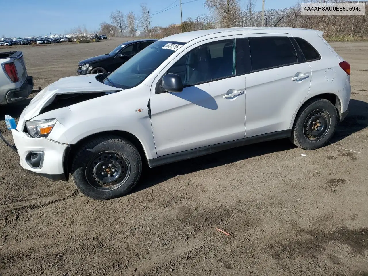 2014 Mitsubishi Rvr Se VIN: 4A4AH3AU0EE606949 Lot: 55137715