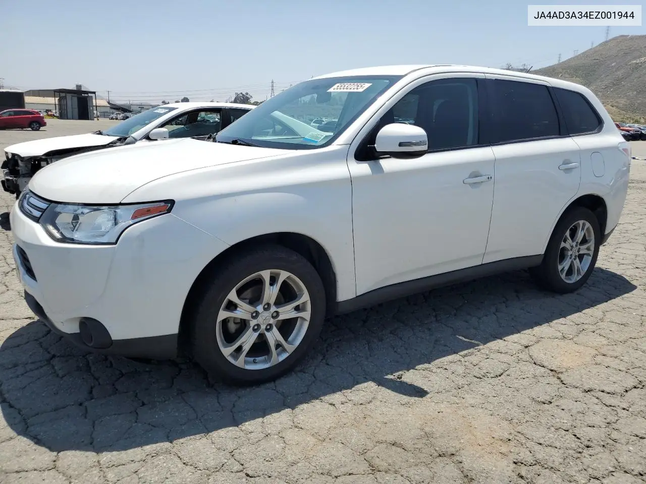 2014 Mitsubishi Outlander Se VIN: JA4AD3A34EZ001944 Lot: 55532255