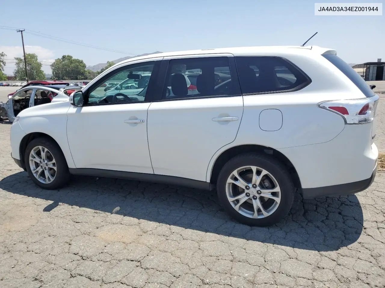 2014 Mitsubishi Outlander Se VIN: JA4AD3A34EZ001944 Lot: 55532255