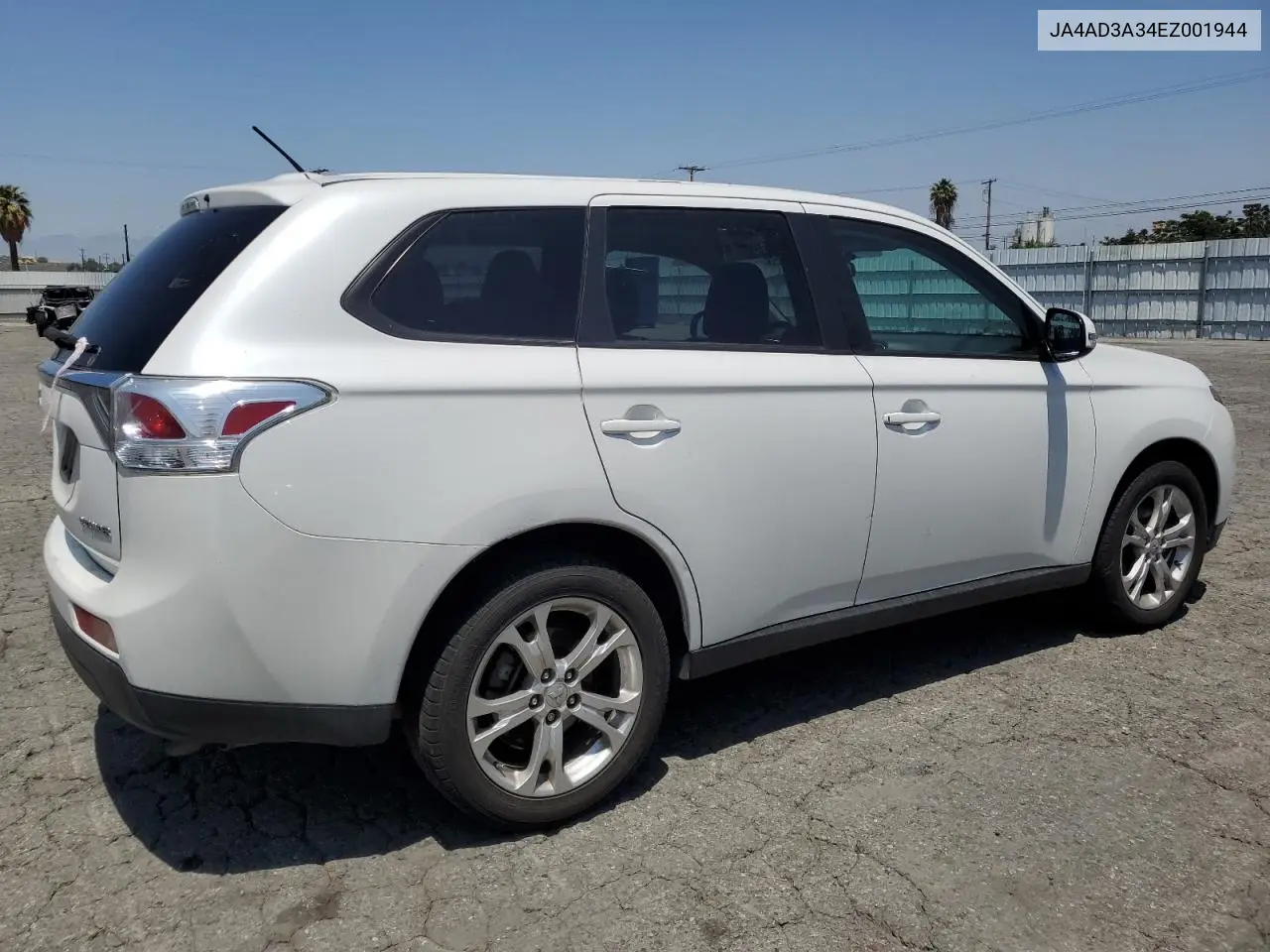 2014 Mitsubishi Outlander Se VIN: JA4AD3A34EZ001944 Lot: 55532255