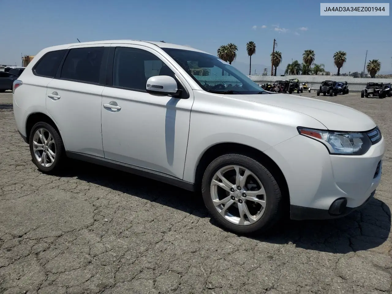2014 Mitsubishi Outlander Se VIN: JA4AD3A34EZ001944 Lot: 55532255