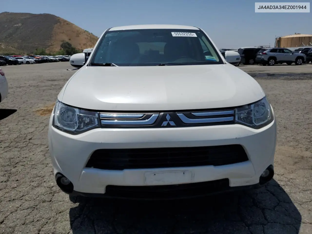2014 Mitsubishi Outlander Se VIN: JA4AD3A34EZ001944 Lot: 55532255