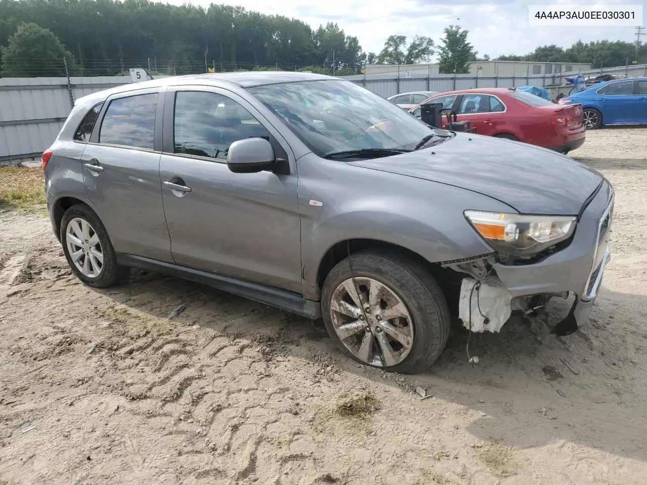 2014 Mitsubishi Outlander Sport Es VIN: 4A4AP3AU0EE030301 Lot: 55721135